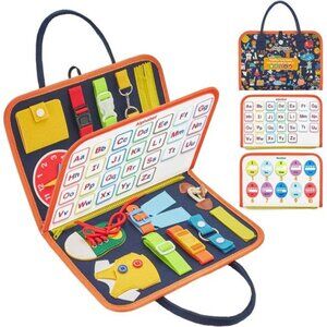 New Busy Board Toddler Travel Toys Sensory Toys for Toddlers 1 2 3 4